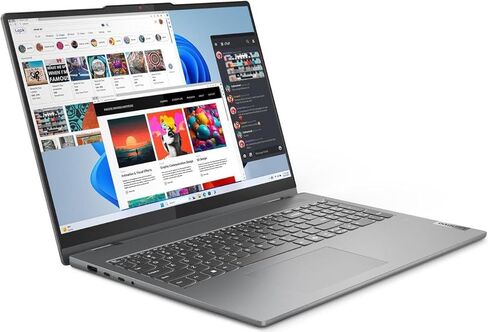 Lenovo IdeaPad 5 14" Touch Ryzen 7 2-in-1 Laptop, 14" FHD+ Touchscreen, AMD Ryzen 7 8845HS, 16GB RAM, 1TB SSD, FP Reader, Backlit KB, Stylus Pen, Wi-Fi 6, Win 11 Home in Saudi Arabia
