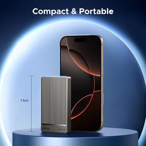 SSD المحمول 1TB UGREEN حتى 2000 ميجابايت/ثانية ، محرك أقراص ثابتة USB C SSD مع USB 3.2 Gen 2x2 ، محرك أقراص الحالة الصلبة الخارجي متوافق مع iPhone 16 ، الكمبيوتر ، Windows ، Mac ، Xbox ، PS3/4 in Saudi Arabia