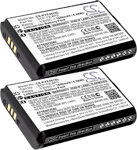 Cameron Sino (2pcs) استبدال Kyo'cera Duraxa Equip Duraxe Epic Duraxv Extreme Duraxv Extreme + E4810 E4811 E4830 E4831 Battery 1600mAh/3.8V in Saudi Arabia