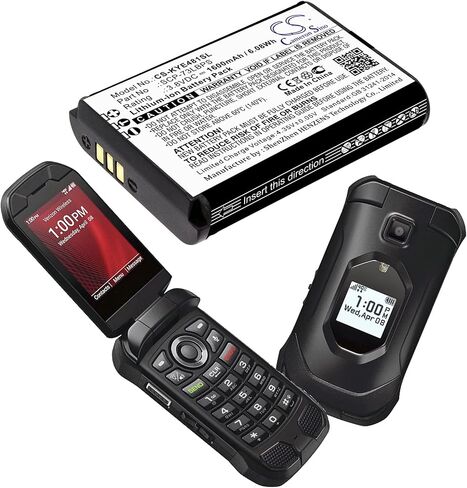 Cameron Sino (2pcs) استبدال Kyo'cera Duraxa Equip Duraxe Epic Duraxv Extreme Duraxv Extreme + E4810 E4811 E4830 E4831 Battery 1600mAh/3.8V in Saudi Arabia