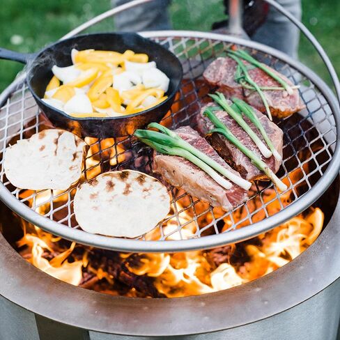 Breeo Grill Dome and Outpost Grill Bundle-Dome Dome Dome Felege Dome W/Prinive-In ، مجموعة ملحقات صينية ، مجموعة خارجية للطهي الحية-تناسب X/24 ، x/30 Series in Kuwait