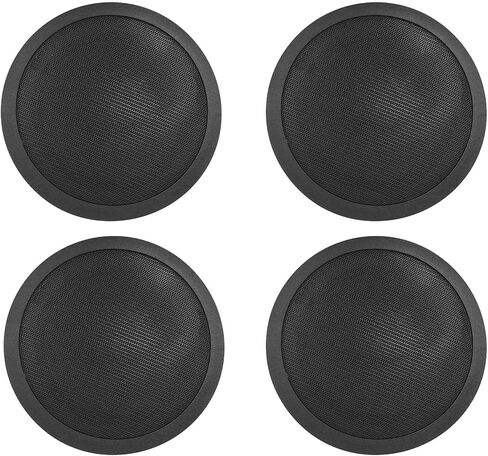Rockville Commercial Restaurant Amp+(8) 5" Black Ceiling Speakers+Wall Control in Saudi Arabia