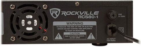 Rockville Commercial Restaurant Amp+(8) 5" Black Ceiling Speakers+Wall Control in Saudi Arabia