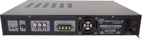 Rockville Commercial 70V AMP+(8) Black 5 "مكبرات صوت سقف 4 مطعم/بار/مقهى in Saudi Arabia