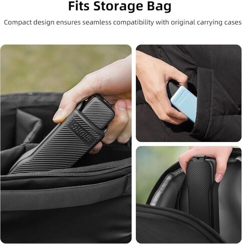 Pocket 3 Cover Case & Magnetic Mount, Gimbal Flip Protective Cover Lens Protector Cap Holds 3 Filters and MagSafe Aluminum Alloy Magnet Expansion Adapter for DJI OSMO Pocket 3 Accessories(Pink) in Saudi Arabia