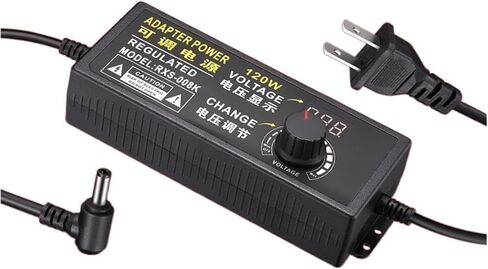 9-24V5A3A1A Adjustable Power Adapter 120W High Power Temperature Adjustment Lighting Adjustment Voltage Adjustment Speed ​​Adjustment Charger in Saudi Arabia