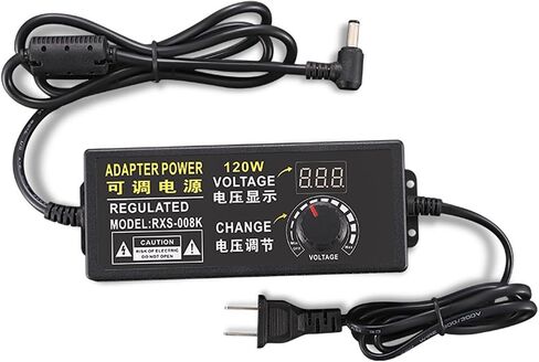 9-24V5A3A1A Adjustable Power Adapter 120W High Power Temperature Adjustment Lighting Adjustment Voltage Adjustment Speed ​​Adjustment Charger in Saudi Arabia