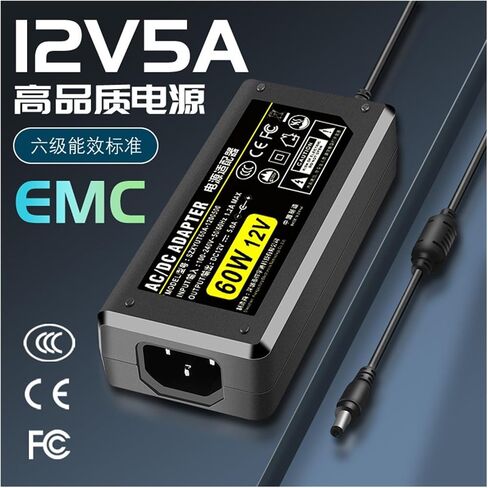 12V5A Power Adapter Monitor Display led Light Strip Light with Power Adapter in Saudi Arabia