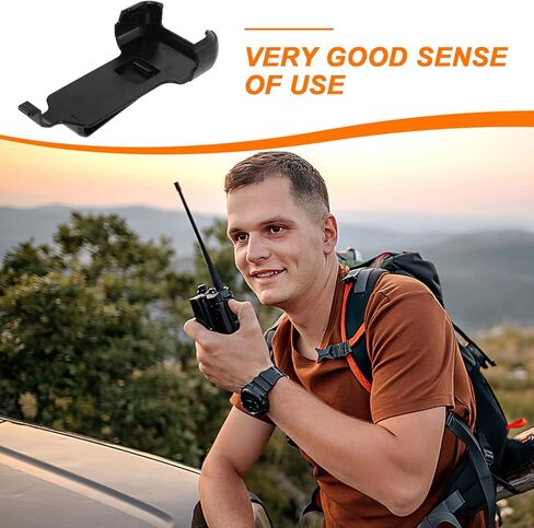 2pcs Interphone Clips Replacement Lightweight Radio Hanger for Hiking Compatibility Easy to Use Comfortable Design for Communication in Saudi Arabia