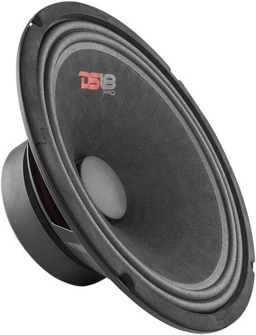 DS18 Car Audio Door Speaker Combo with Amplifier - 4 x 6.5 Classic Midrange PRO-GM6 Speakers with 4 Channel Class D Amplifier CANDY-X4B - Compact Mini Amplifier with Premium Quality Speakers in Saudi Arabia
