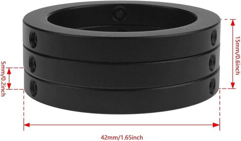 Astromania 32mm 1.25 Inch Plossl Telescope Eyepiece - Bundle with - 1.25 Inch Eyepiece Parfocal Rings Set of Three in Saudi Arabia