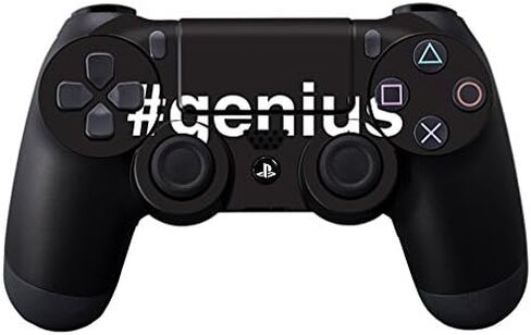 MightySkins Skin Compatible with Sony Playstation DualShock PS4 Controller – Genius | Protective, Durable, and Unique Vinyl wrap Cover | Easy to Apply, Remove, and Change Styles | Made in The USA in Saudi Arabia
