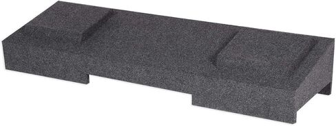 Rockville REC13 Dual 10" Subwoofer Enclosure Box, Downfire Design, High-Grade MDF, Premium Carpet, for 2007-2013 GMC/Chevy Sierra/Silverado Crew Cab Audio Enthusiasts in Saudi Arabia