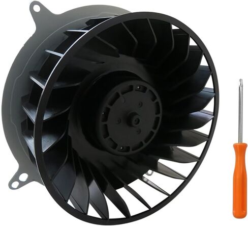 INGQI New Replacement of Internal Cooling Fan for Sony PlayStation 5 PS5 Series Fan 12047GA-12M-WB-01 12V 2.4A 23 Blades Fan General 17 Blades G12L12MS1AH-56J14 Fan (with Opening Tool) in Saudi Arabia