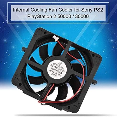 Cooling Fan Internal Cooler DC Brushless Repalcement for 2 PS2 50000/30000 Console, black, 500027610 in Saudi Arabia