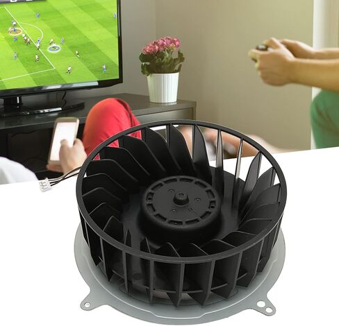 Internal Cooling Fan DC 12V 2.15A 23 Blades Universal Replacement Cooling Fan for Consoles PS5 Console 5 PS5 Fan KSB1212HGG4E 23 Blades Series Fan in Kuwait