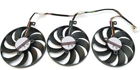 MAHIE New 1SET T129215SU FDC10H12S9-C RTX 2080 Ti GPU Fan，Fit for ASUS ROG-Strix-RTX 2080、2080Ti、2080S、2070S Gaming Video Card Cooling Fan Cheerfully (Color : FDC10H12S9-C) in Kuwait