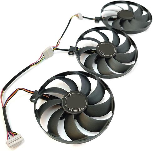 MAHIE New 1SET T129215SU FDC10H12S9-C RTX 2080 Ti GPU Fan，Fit for ASUS ROG-Strix-RTX 2080、2080Ti、2080S、2070S Gaming Video Card Cooling Fan Cheerfully (Color : FDC10H12S9-C) in Kuwait
