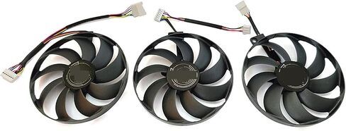 MAHIE New 1SET T129215SU FDC10H12S9-C RTX 2080 Ti GPU Fan，Fit for ASUS ROG-Strix-RTX 2080、2080Ti、2080S、2070S Gaming Video Card Cooling Fan Cheerfully (Color : FDC10H12S9-C) in Kuwait