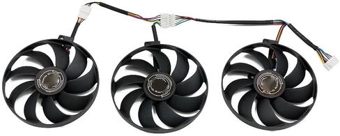 T129215SU 7Pin GPU Card Cooler Fans Compatible with RTX 2070 2080 Compatible with Ti Gaming RTX2080 RTX2080Ti Fan(3PCS) in Saudi Arabia