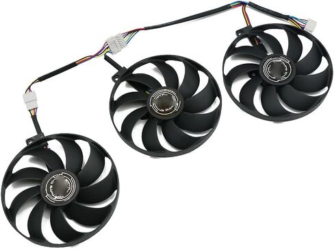 T129215SU 7Pin GPU Card Cooler Fans Compatible with RTX 2070 2080 Compatible with Ti Gaming RTX2080 RTX2080Ti Fan(3PCS) in Saudi Arabia