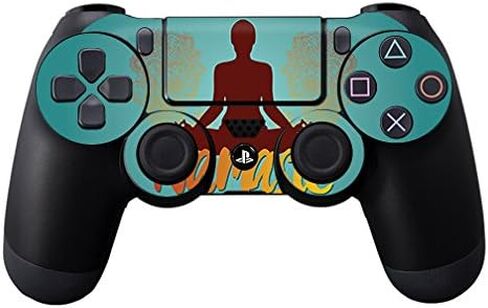 Mayyskins الجلد متوافق مع Sony PlayStation Dualshock PS4 Controller - Namaste | غلاف فينيل وقائي ، متين ، وفريد ​​من نوعه | من السهل تطبيق الأنماط وإزالتها وتغييرها | صنع في الولايات المتحدة in Saudi Arabia