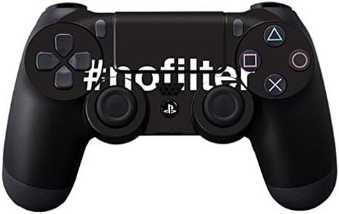 MightySkins Skin Compatible with Sony Playstation DualShock PS4 Controller – No Filter | Protective, Durable, and Unique Vinyl wrap Cover | Easy to Apply, Remove, and Change Styles | Made in The USA in Saudi Arabia