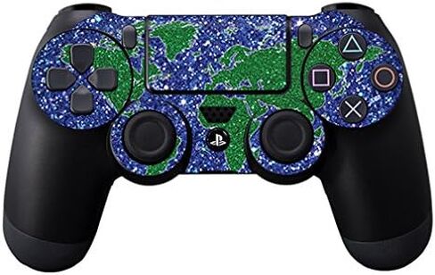 MightySkins Skin Compatible with Sony Playstation DualShock PS4 Controller – Bling World | Protective, Durable, and Unique Vinyl wrap Cover | Easy to Apply, Remove | Made in The USA in Saudi Arabia