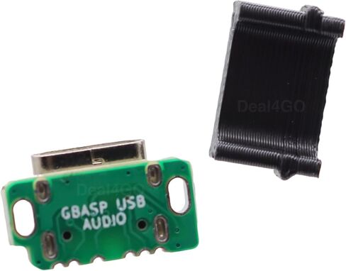 deal4go USB-C شحن الموصل Port Mod Connector Powering for Gameboy Advance SP GBA SP Console AGS-001 (2003)-Black in Saudi Arabia