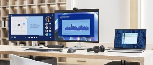 Dell Pro Smart Dock SD25 Docking Station Bundle Includes 130W Power Delivery Display Port Cable+ Zoomspeed HDMI Cable+ Ethernet Cable + Cleaning Cloth Supports Up to Four Displays WQHD 60Hz Displays in Saudi Arabia