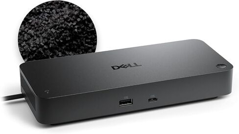 Dell Pro Smart Dock SD25 Docking Station Bundle Includes 130W Power Delivery Display Port Cable+ Zoomspeed HDMI Cable+ Ethernet Cable + Cleaning Cloth Supports Up to Four Displays WQHD 60Hz Displays in Saudi Arabia