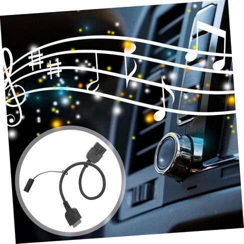 HEALLILY 3.5mm to USB Audio Cable for Car Amplifiers Male to Male Cord Stereo Sound Adapter for Headphones and Audio Equipment Compatible and Car Systems in Saudi Arabia