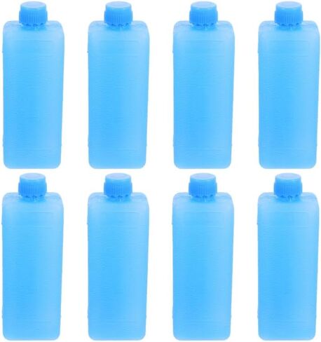 8 Pack Air Conditioner Ice Packs Flexible Ice Blocks for Cooler Reusable Freezer Blocks Maximized Cooling for Air Cooler Portable Ice Storage (4.5 * 1.5 * 1 Inch) in Saudi Arabia