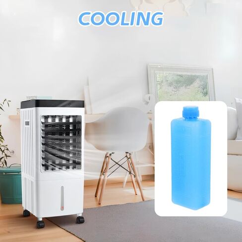 8 Pack Air Conditioner Ice Packs Flexible Ice Blocks for Cooler Reusable Freezer Blocks Maximized Cooling for Air Cooler Portable Ice Storage (4.5 * 1.5 * 1 Inch) in Saudi Arabia