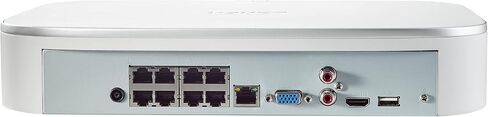 Lorex Fusion 4K 16-channel (8 Wired + 8 Wi-Fi) 2TB NVR مع 8 كاميرات رصاصة تضم ردعًا ذكيًا وصوتًا ثنائي الاتجاه in Saudi Arabia