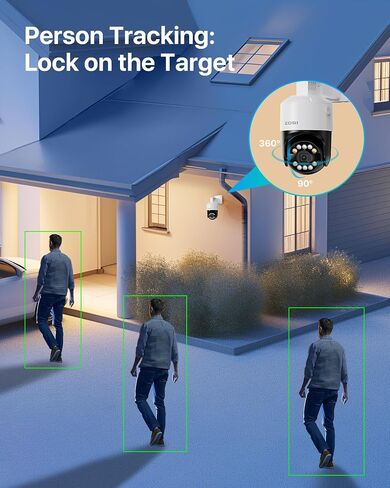 Zosi 4K 8MP 16CH Security Camera Camera مع اكتشاف مركبة AI Face Person ، 12 × 4K تتبع تتبع Auto Tracking Pt Poe مع الأضواء الكاشفة ، الصوت ثنائي الاتجاه ، 16 Port 32Ch 8MP NVR مع 4TB HDD in Kuwait