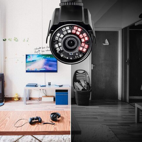 ZOSI 4PK 1920TVL 1080P Security Camera 3.6mm Lens 2.0MP CCTV Camera Home Security Waterproof Camera for 720P / 1080N / 1080P/5MP/4K Analog DVR Systems (Renewed) in Saudi Arabia