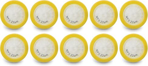 مرشحات حقنة PTFE بقطر 25 مم وحجم المسام 0.45um (10 عبوات) in Kuwait