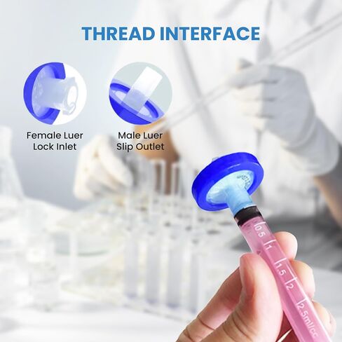 Syringe Filters PTFE 25MM Diameter 0.45um Pore Size (10 Pack) in Saudi Arabia