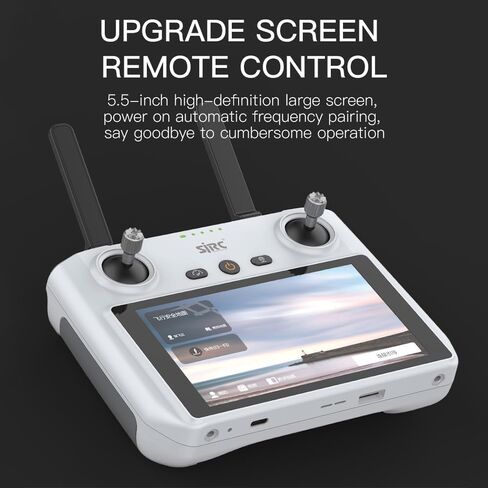 X-Verse SJRC F22 S2+XR بدون طيار مع كاميرا للبالغين 4K ، شاشة RC ، مسافة 6 كم ، 2 محور GIMBAL+EIS+مكرر ، طائرة بدون طيار احترافية مع تجنب العقبات ، بطاريتين لمدة 80 دقيقة مدة الرحلة كحد أقصى in Kuwait