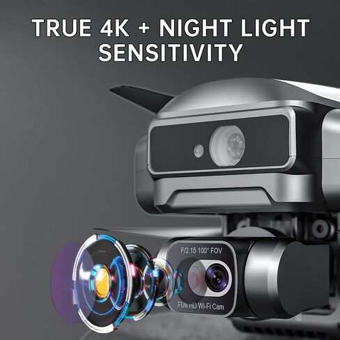 X-Verse SJRC F22 S2+XR بدون طيار مع كاميرا للبالغين 4K ، شاشة RC ، مسافة 6 كم ، 2 محور GIMBAL+EIS+مكرر ، طائرة بدون طيار احترافية مع تجنب العقبات ، بطاريتين لمدة 80 دقيقة مدة الرحلة كحد أقصى in Kuwait