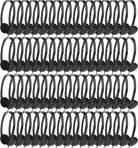 Classroom Headphones Bulk 6 Pack for School Kids Student,Affordable Wired On Ear Headset with 3.5mm Plug for Children Toddler Teens Boys Girls and Adult(GS857,Mixed) in Saudi Arabia
