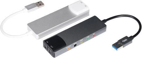 USB Sound Sound Card with 5.1 Channel Sound Adapter for Home Theater and Gaming Setups in Saudi Arabia