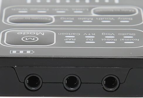 Dpofirs Mini Voice Changer Sound Card for Computers, Sound Converter with 8 Kinds of Sound Changes Suitable for Computers, Phones, Tablets and Gaming Device(I9 English Edition) in Saudi Arabia