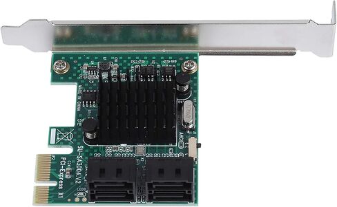 PCIe Expansion Card 3.0 4 Port PCIe Controller Adapter with 6Gbps for Desktop PC in Kuwait