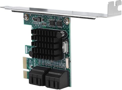 PCIe Expansion Card 3.0 4 Port PCIe Controller Adapter with 6Gbps for Desktop PC in Kuwait