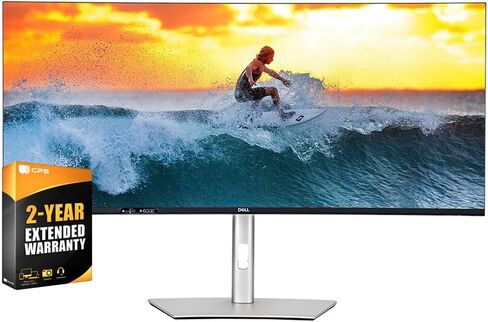 Dell DELL-U4025QW UltraSharp 40 Curved Thunderbolt Hub Monitor Bundle with 2 YR CPS Enhanced Protection Pack in Saudi Arabia