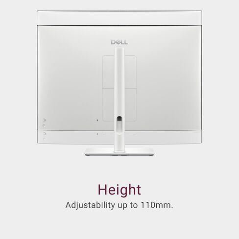 Dell 32 Plus 4K QD-OLED Monitor S3225QC - 31.6-inch (3840 x 2160) 120Hz 0.03ms Display, AI-Enhanced 3D Spatial Audio, Height/Tilt/Swivel/Slant Adjustment - Ash White in Saudi Arabia