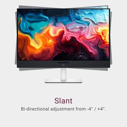 Dell 32 Plus 4K QD-OLED Monitor S3225QC - 31.6-inch (3840 x 2160) 120Hz 0.03ms Display, AI-Enhanced 3D Spatial Audio, Height/Tilt/Swivel/Slant Adjustment - Ash White in Saudi Arabia