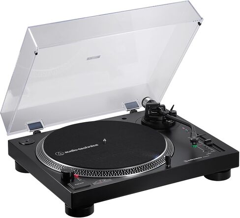 صوتي-Technica AT-LP120XBT-USB DIRER-SRIVE DRIVE DRIVE مع Bluetooth ، التناظرية ، ومخرجات USB-حزمة سوداء مع سماعات الرأس ، الكابل ، حصيرة الانزلاق ، مجموعة التنظيف ، وقماش أوستن بازار تلميع in Saudi Arabia